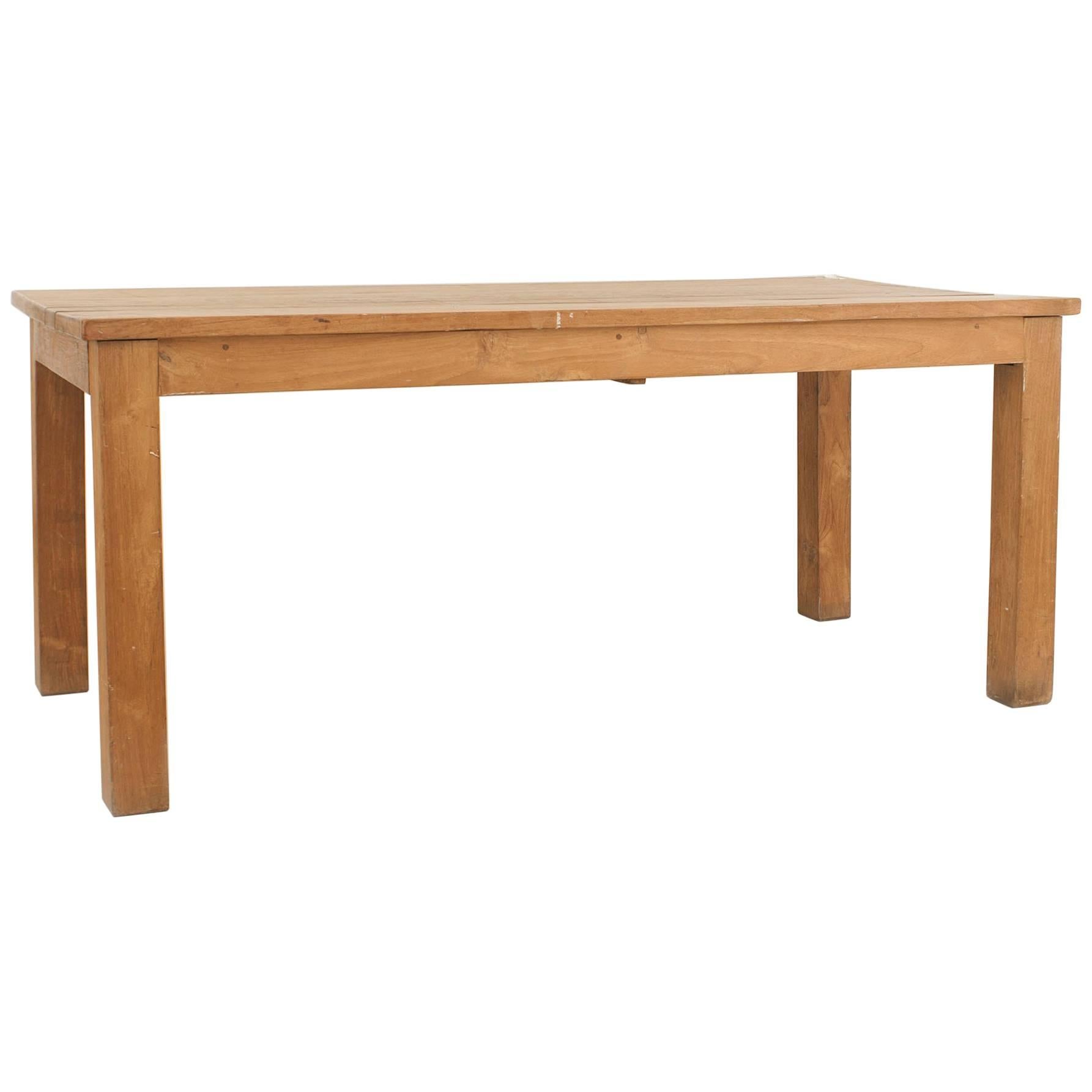 American Country Rustic Style 20th C.  Dining Table
