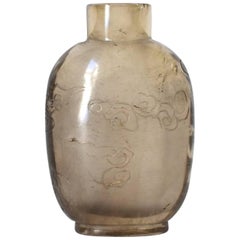 Antique Rock Crystal Snuff Bottle