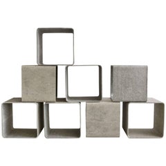 Vintage Willy Guhl Modular Square Cubes