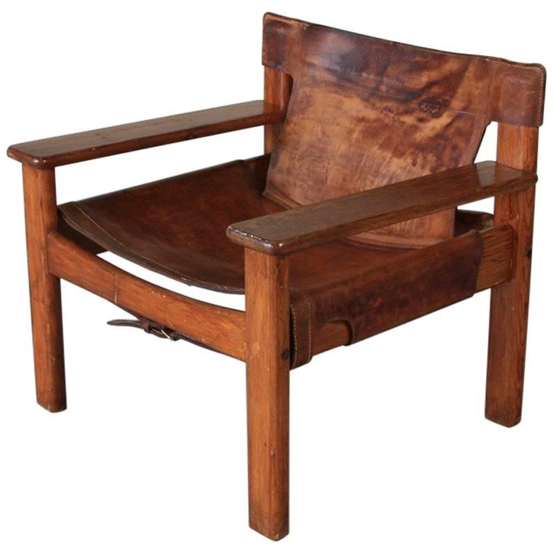 Safari Chair by Bernt Petersen, 1970 For Sale