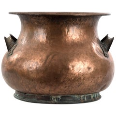 Hand-Hammered Copper Pot