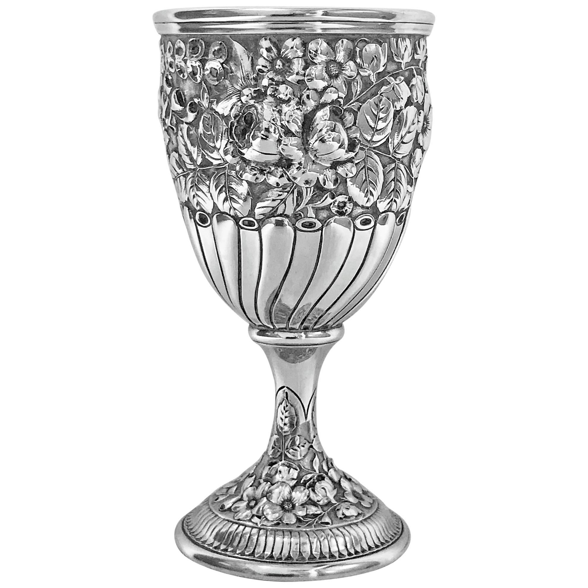 Antique Gorham Sterling Goblet, circa 1890