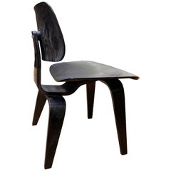 DCM Molded Plywood Dining Chair Designed by Charles Eames for Herman Miller