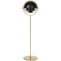 Brass Multi-Light Floor Lamp, Louis Weisdorf