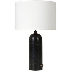 'Gravity' Black Marble Table Lamp