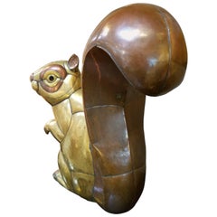 Vintage Sergio Bustamante Squirrel Sculpture