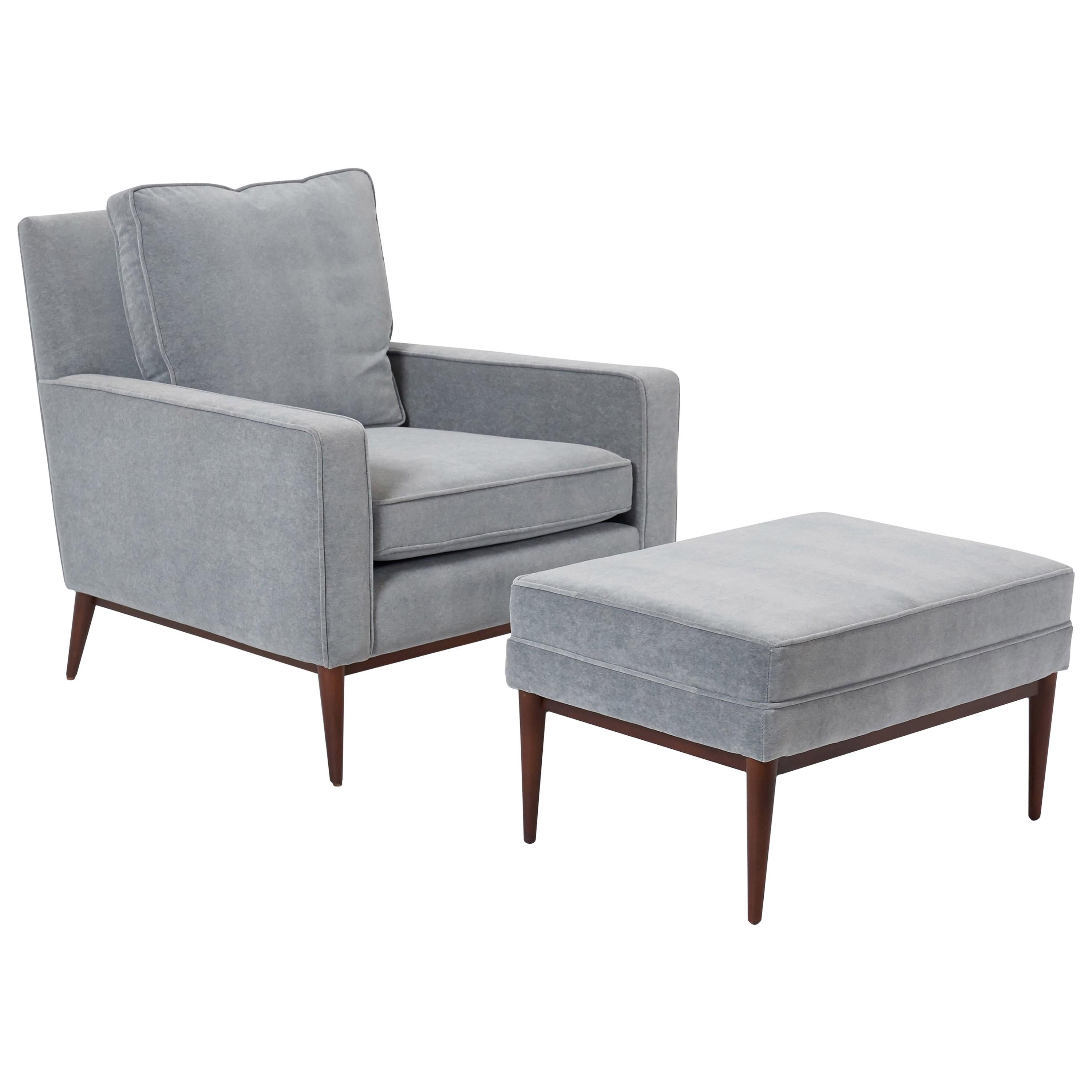 Paul McCobb Lounge Chair with Ottoman for Directional