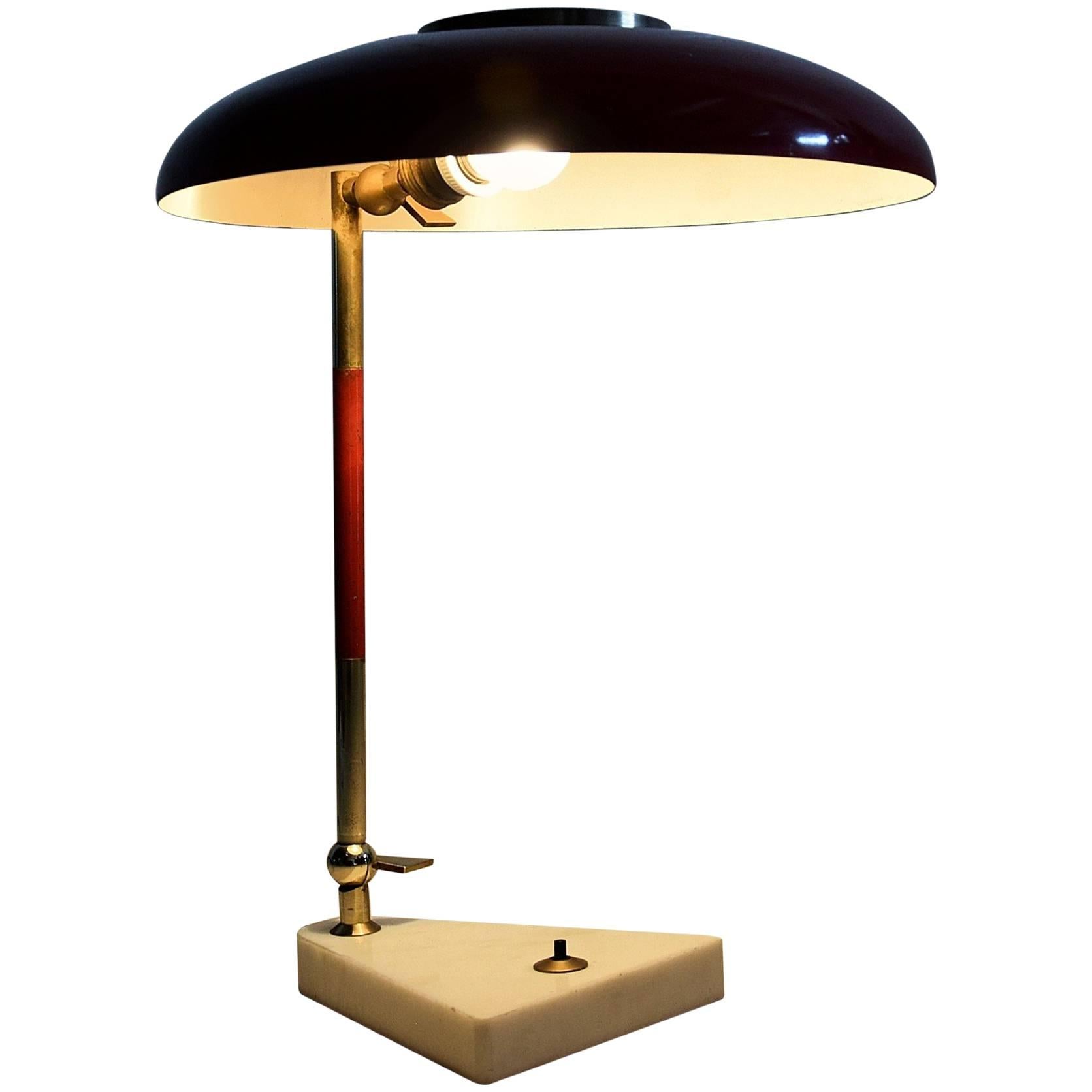 Mid Century Modern Oscar Torlasco  Italian Table Lamp for Lumi