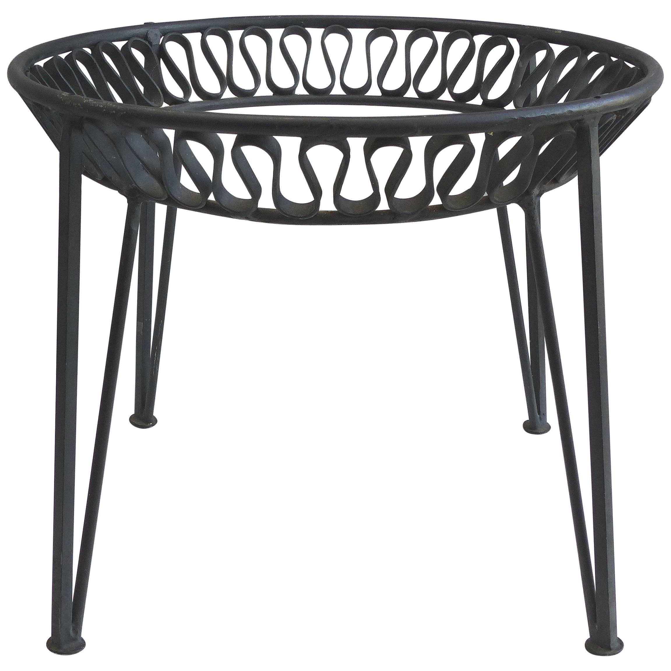 Wrought Iron Cocktail Table Base by Maurizio Tempestini for Salterini