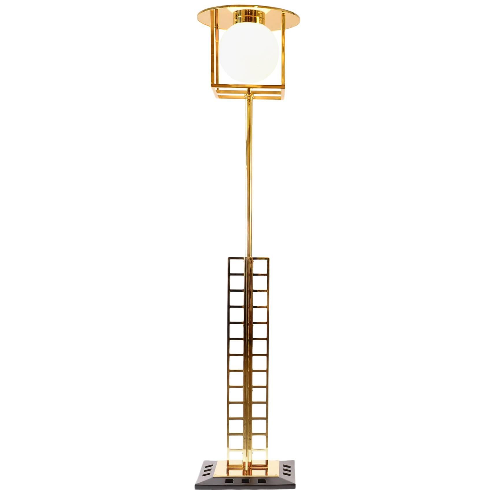 art nouveau floor lamp