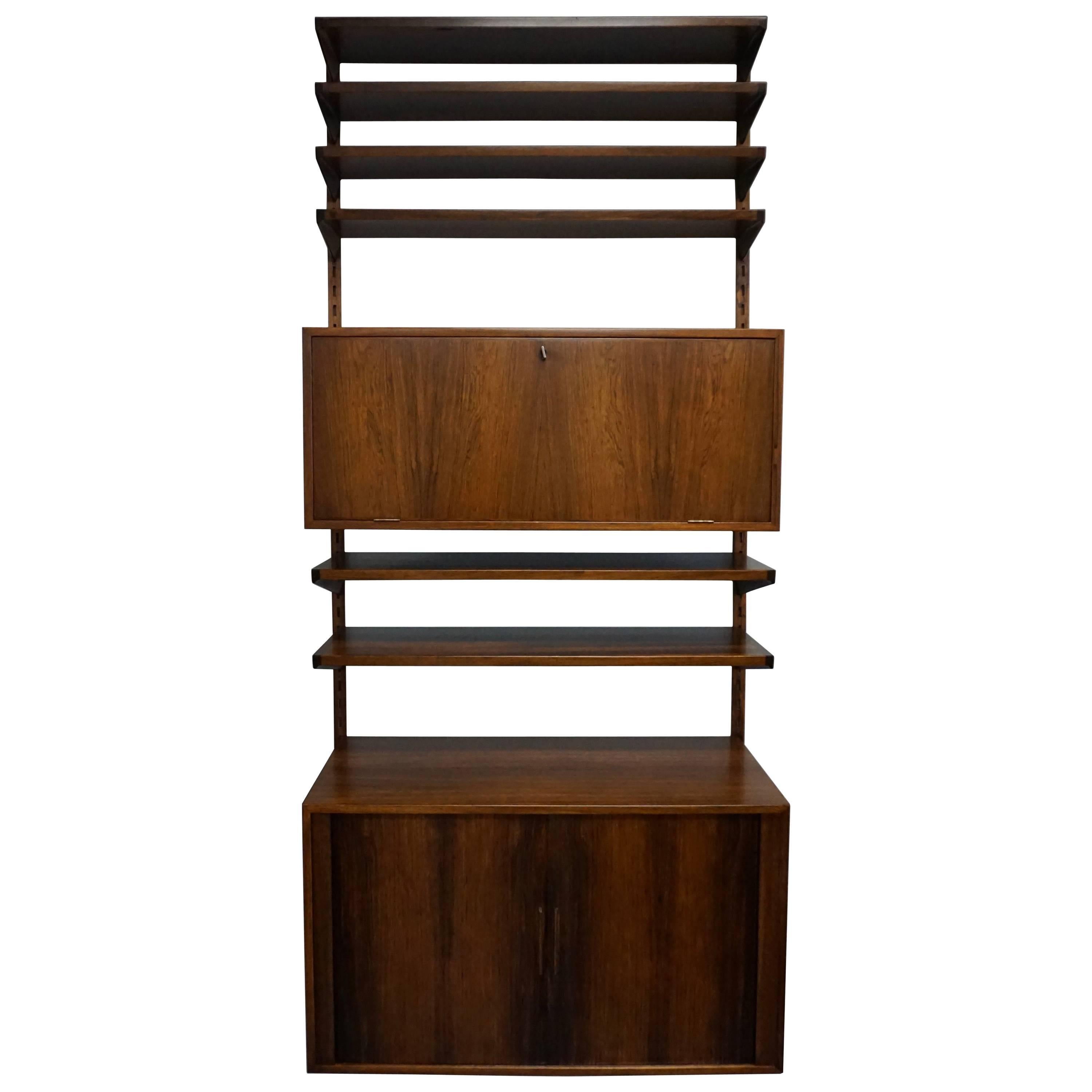 Rosewood Wall System by Kai Kristiansen For Sale