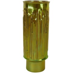 Modernist Zsolnay Pecs Vase with Metallic Eosin Glaze