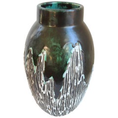 Imposing French Ceramic Vase by Felix Gete