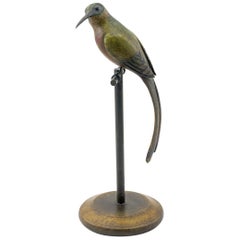 Colibri sculpté et peint par le maître sculpteur Frank Finney:: vers 1980