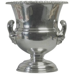 Antique Silver Plate Wine Cooler or Champagne Bucket, circa 1920