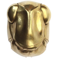 Cast Bronze Grasshopper Sculpture by Philip Grausman