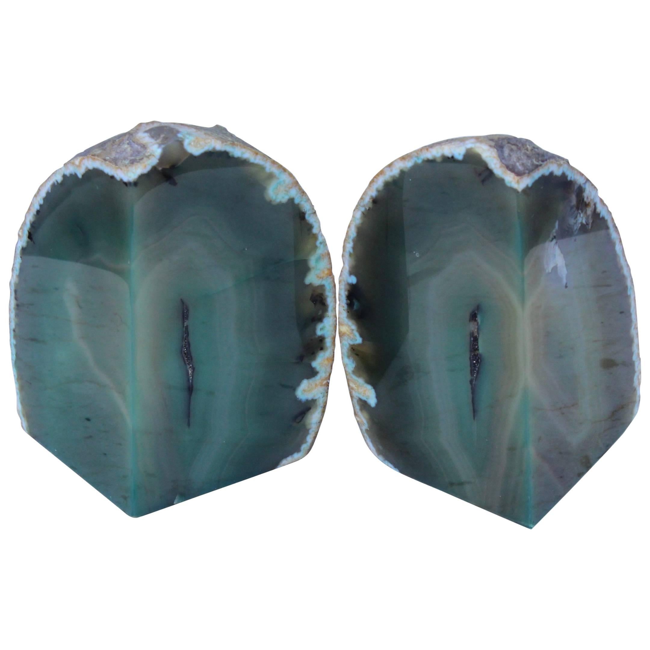 Agate Modern Bookends