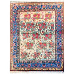 Vintage Wonderful Mid-20th Century Afshar Rug