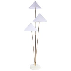 Brass Floor Lamp by Rupert Nikoll, Austria, 1960