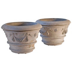 Paire de pots en terre cuite de Galloway