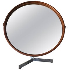 Table Mirror in Teak by Uno & Östen Kristiansson for Luxus, 1960s