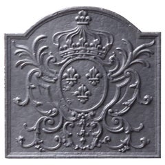 18th-19th Century French 'Arms of France' Fireback