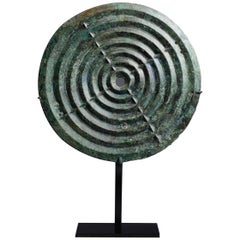 Ancient Villanovan Bronze Geometric Disk