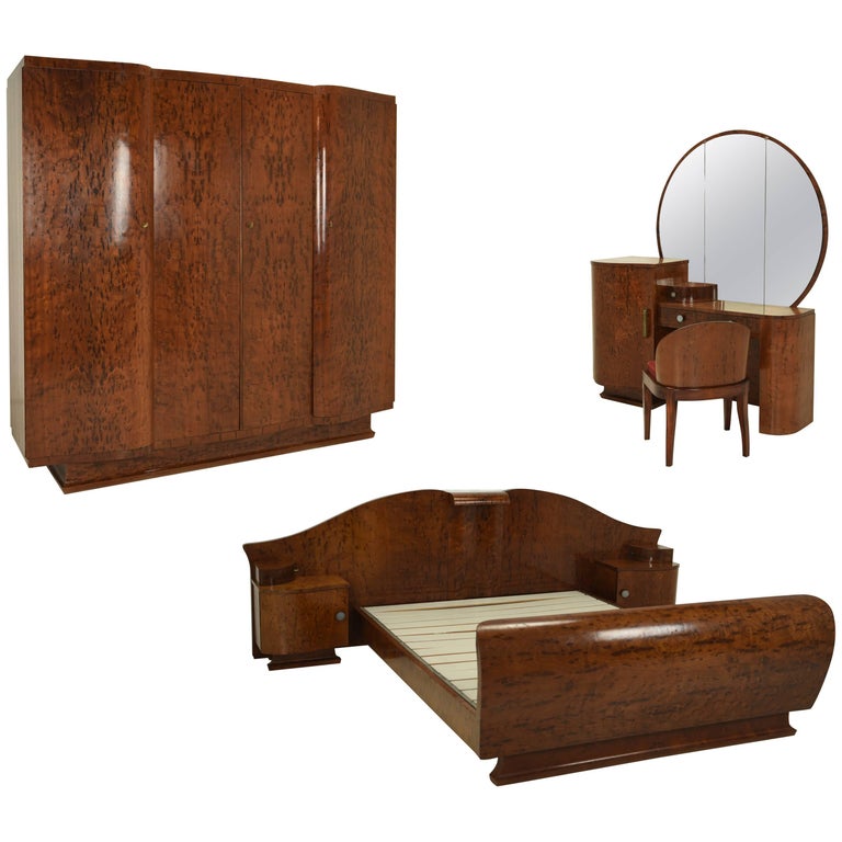 Complete Art Deco Bedroom Set at 1stDibs