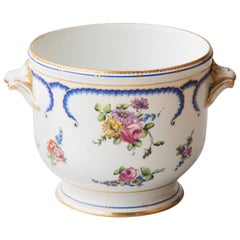 18th Century French Sevres Porcelain Wine Cooler or Seau À Bouteille
