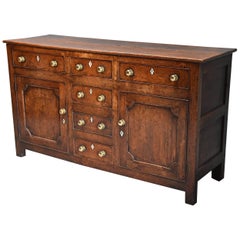 Late 18th-Early 19th Century Oak Dresser Base of Superb Patina