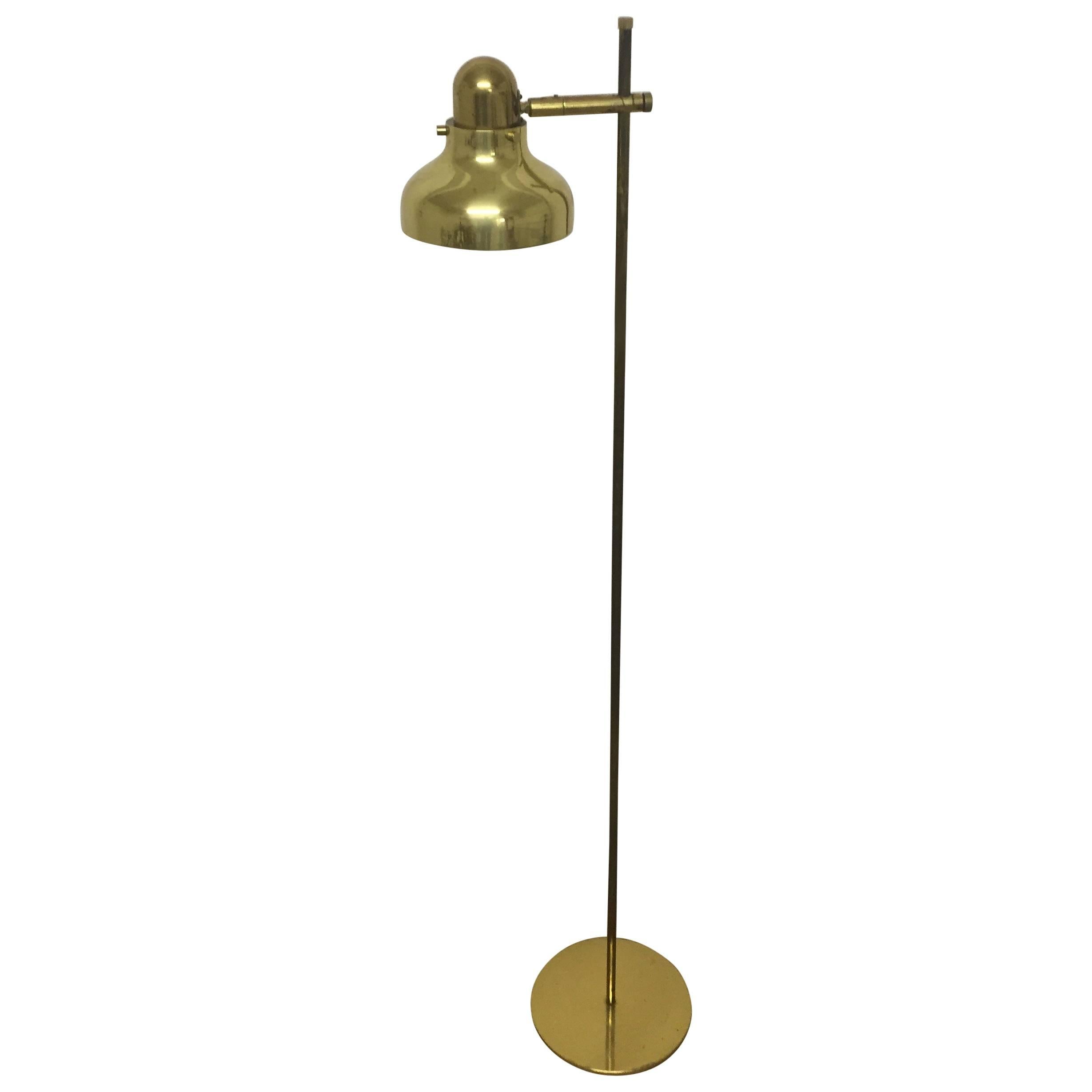 Mid - Century Brass Floor Lamp, Germany, circa 1960s