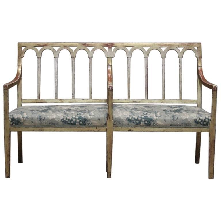 George III Giltwood Settee, circa 1800