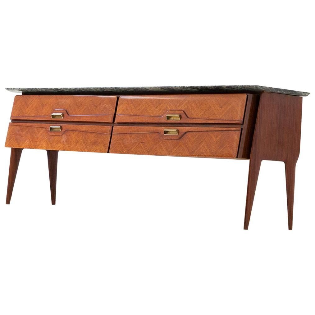 Italian Rosewood Chest of Drawers manufactured in Cantu' , 1950's