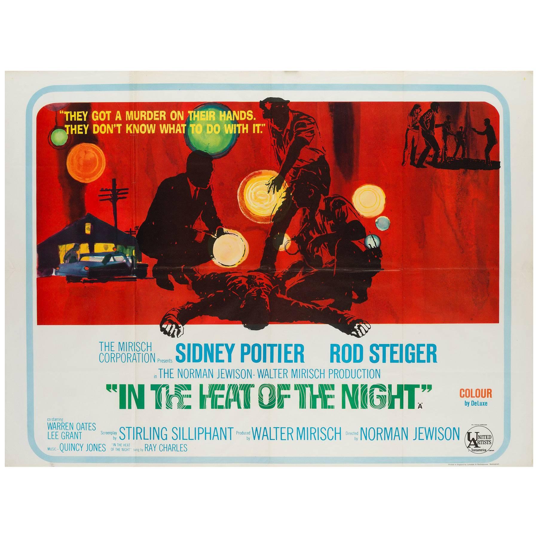 In the Heat of the Night Original UK Film Poster, 1967