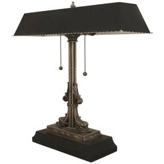 Hollywood Regency Style Pewter and Tole Table Lamp