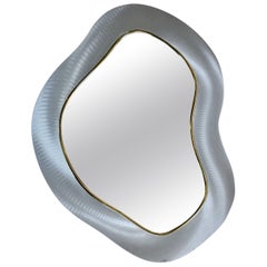 Modern Biomorphic Abstract Wall Mirror