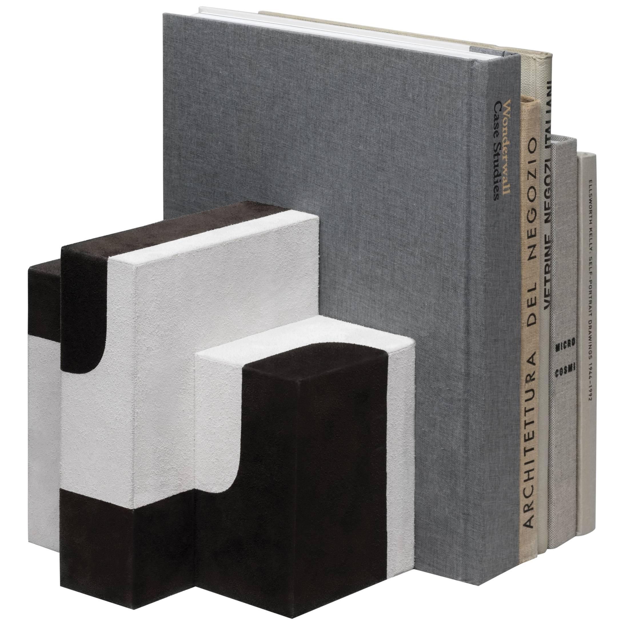 Flow Suede Bookend For Sale