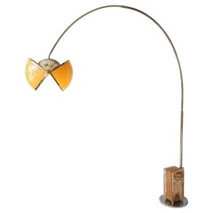 Huge Arch Floor Lamp in the style of Superstudio, circa 1970, Italia