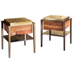 Cremino Side Table Handcrafted by Gianluca Pacchioni