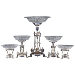 Used 19th Century Elkington Garniture Set