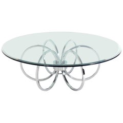 Chrome Ring Coffee Table