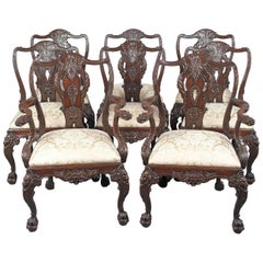 Set of Eight 19th Century English Dining Chairs