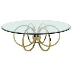 Brass Loop Coffee Table