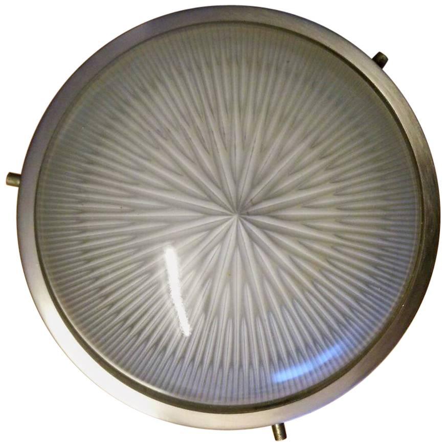 1960s Sergio Mazza 'Sigma' Wall or Ceiling Light for Artemide