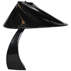Stylish Modern Patent Leather Table Lamp by Walh