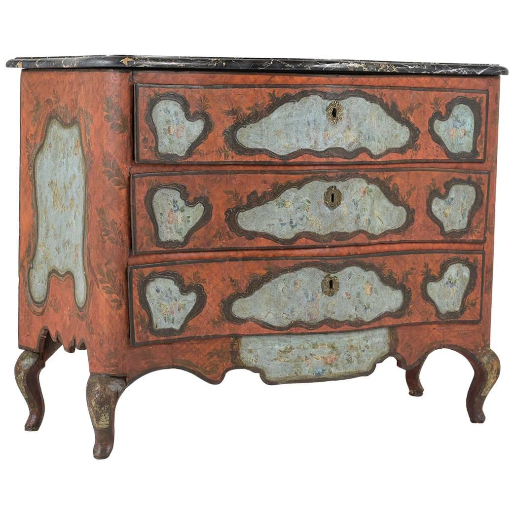 Late 18th Century Polychrome Chest of Drawers