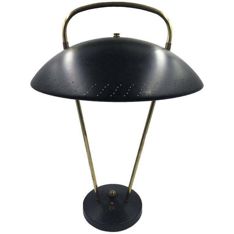 Modern Decorative Adjustable Long Arm Brass Table Desk Lamp For Sale at