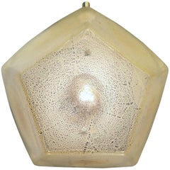 Hedron Series Wall Sconce, Contemporary Handmade Glass Lighting, Customizable