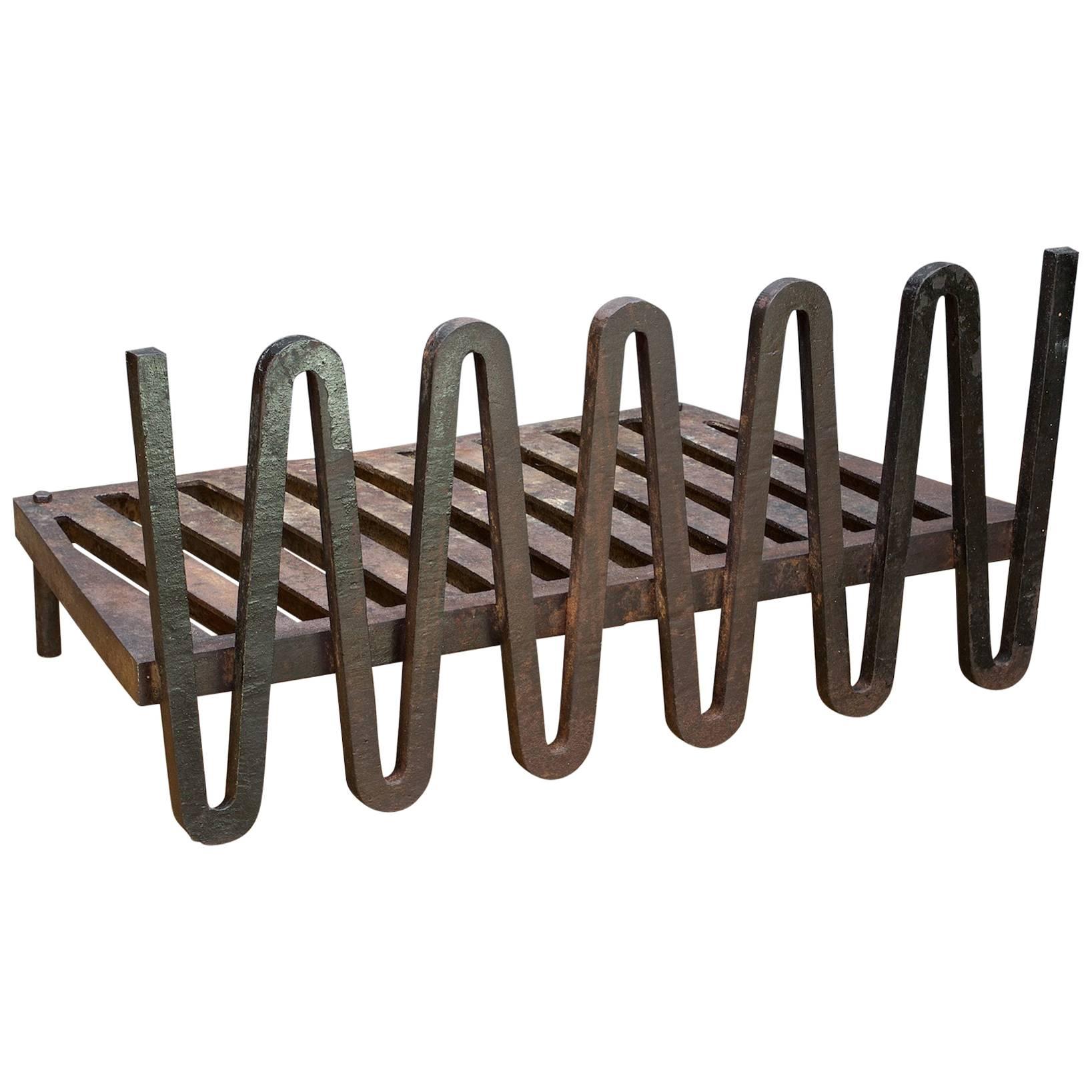 XL Mel Bogart Andiron Fire Grate Felmore Stewart-Winthrop Good Design Exhibit