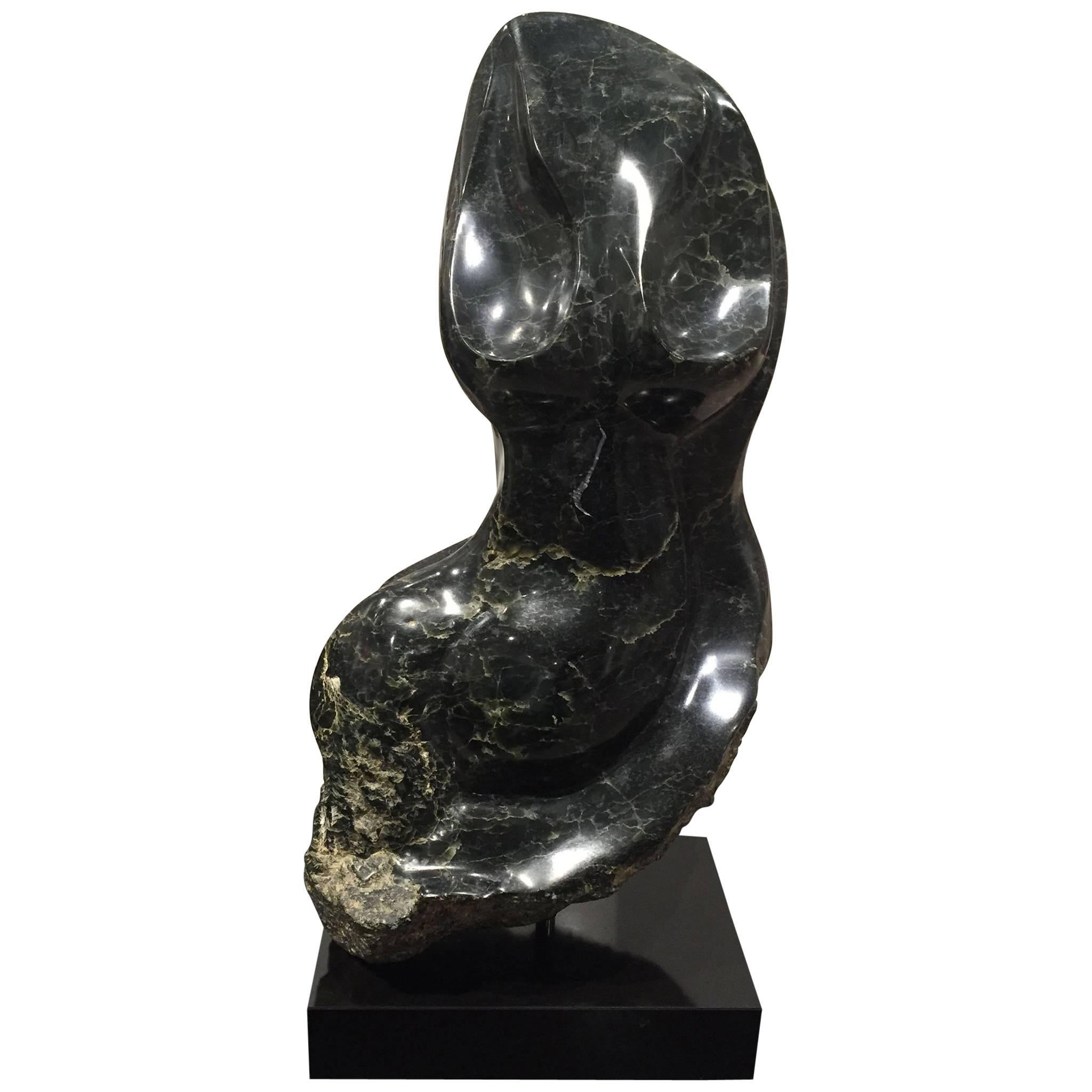 Torso in marmo scolpito del dopoguerra in vendita